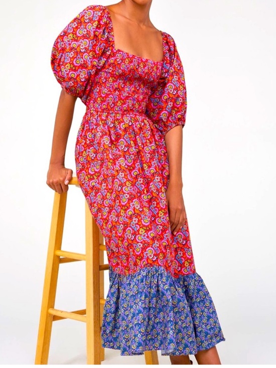 House of Harlow 1960 Dresses & Skirts - House of Harlow 1960 Pink Floral Smocked Top Dress